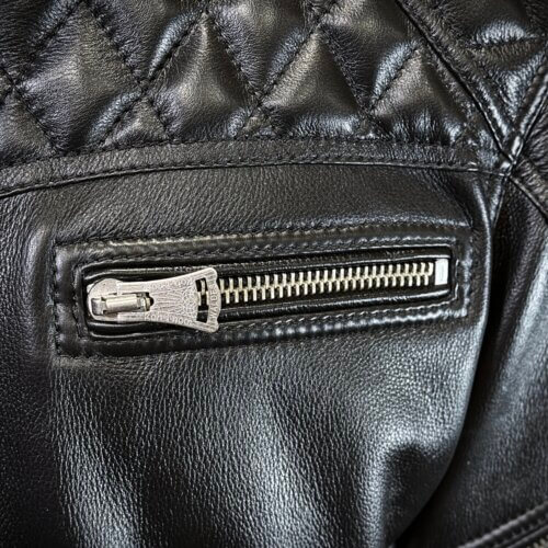 メンズのカウ牛革 立ち襟ライダースのimage画像 制作例6323