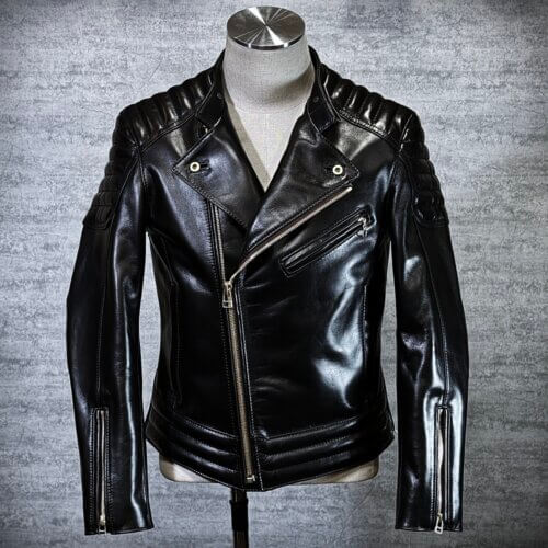 メンズのカウ牛革 セミダブルライダースのimage画像 制作例0325