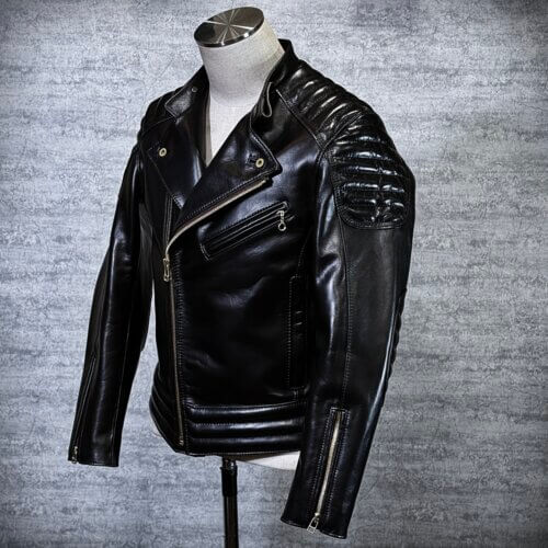 メンズのカウ牛革 セミダブルライダースのimage画像 制作例0325