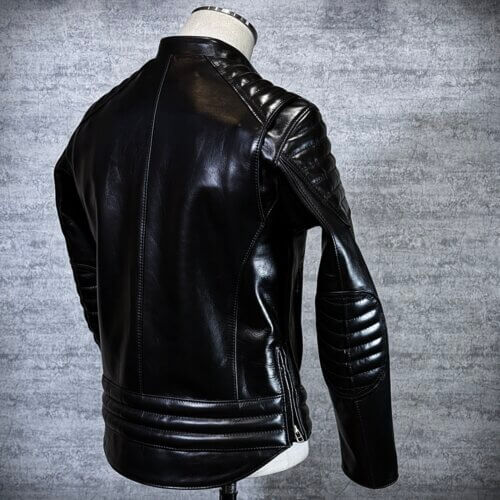 メンズのカウ牛革 セミダブルライダースのimage画像 制作例0325