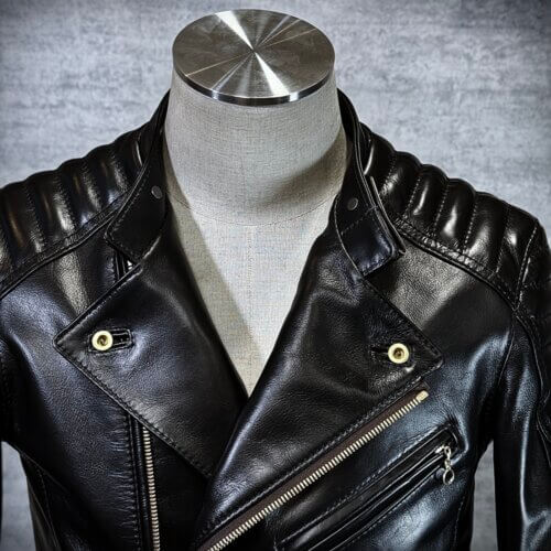 メンズのカウ牛革 セミダブルライダースのimage画像 制作例0325