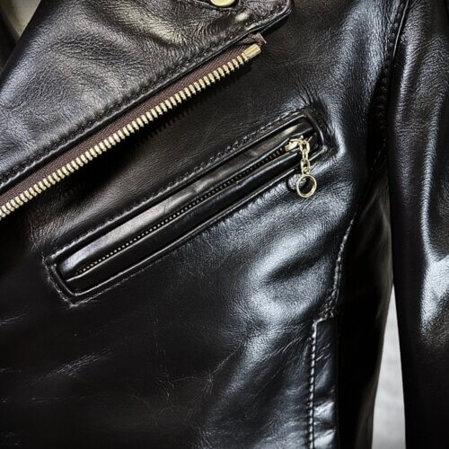 メンズのカウ牛革 セミダブルライダースのimage画像 制作例0325