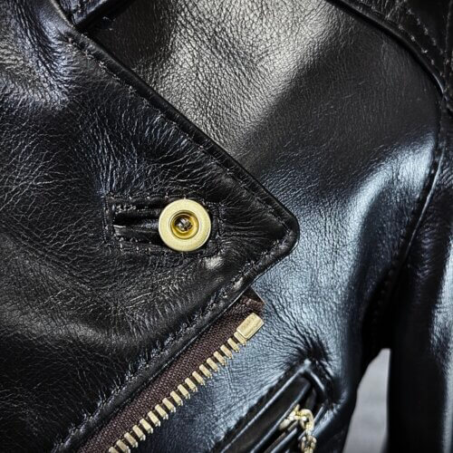 メンズのカウ牛革 セミダブルライダースのimage画像 制作例0325