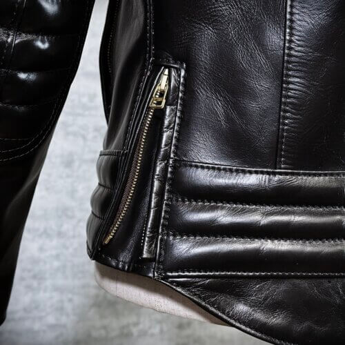 メンズのカウ牛革 セミダブルライダースのimage画像 制作例0325