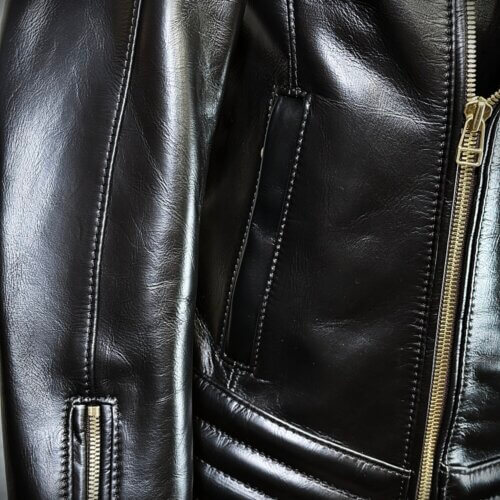 メンズのカウ牛革 セミダブルライダースのimage画像 制作例0325