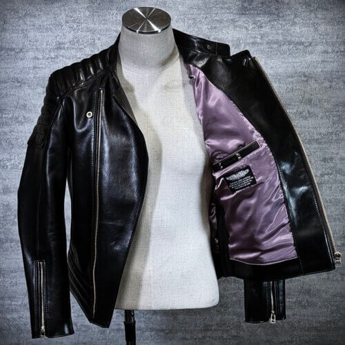 メンズのカウ牛革 セミダブルライダースのimage画像 制作例0325