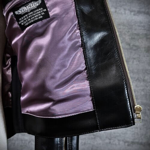 メンズのカウ牛革 セミダブルライダースのimage画像 制作例0325