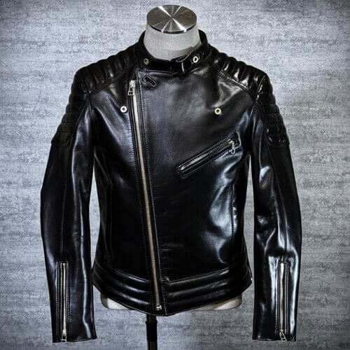 メンズのカウ牛革 セミダブルライダースのimage画像 制作例0325