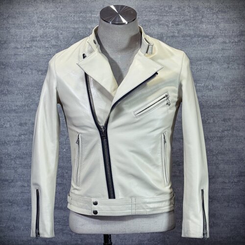 メンズのカウ牛革 セミダブルライダースのimage画像 制作例6317