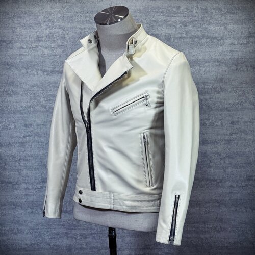 メンズのカウ牛革 セミダブルライダースのimage画像 制作例6317