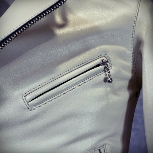 メンズのカウ牛革 セミダブルライダースのimage画像 制作例6317