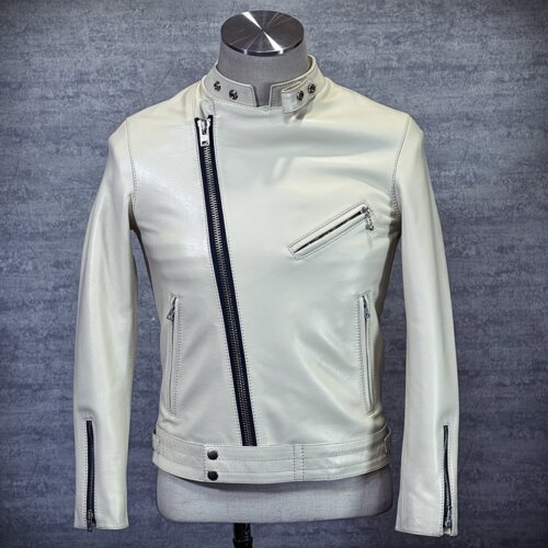 メンズのカウ牛革 セミダブルライダースのimage画像 制作例6317