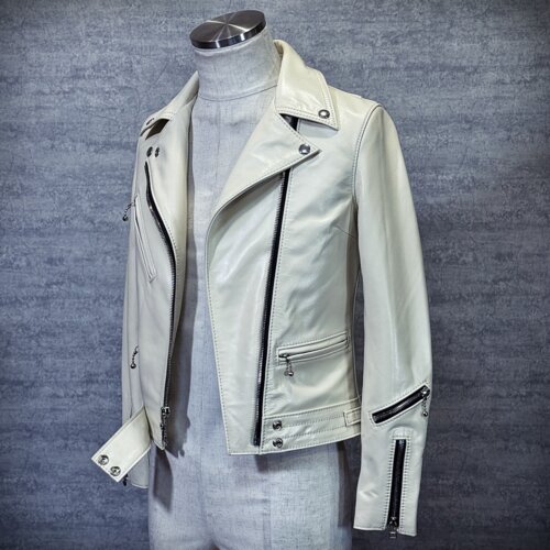 レディースのカウ牛革 ダブルライダースのimage画像 制作例5317