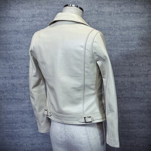 レディースのカウ牛革 ダブルライダースのimage画像 制作例5317