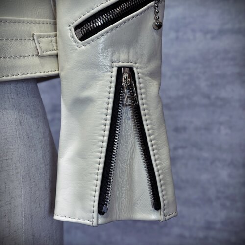 レディースのカウ牛革 ダブルライダースのimage画像 制作例5317