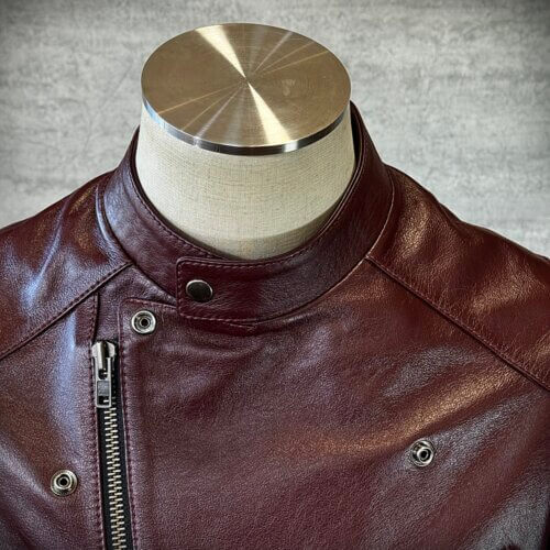 メンズのカウ牛革 セミダブルライダースのimage画像 制作例6327