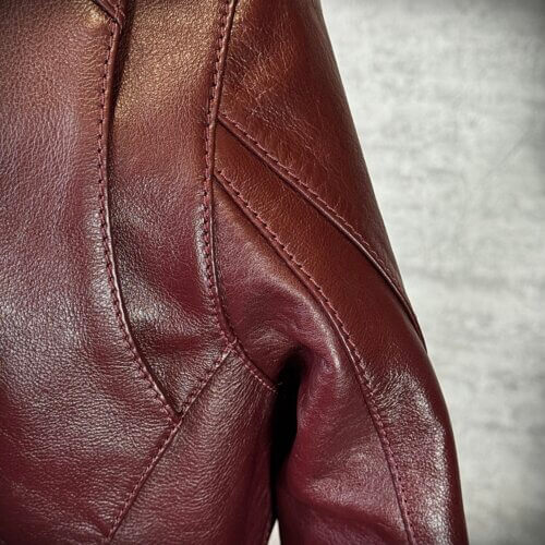 メンズのカウ牛革 セミダブルライダースのimage画像 制作例6327