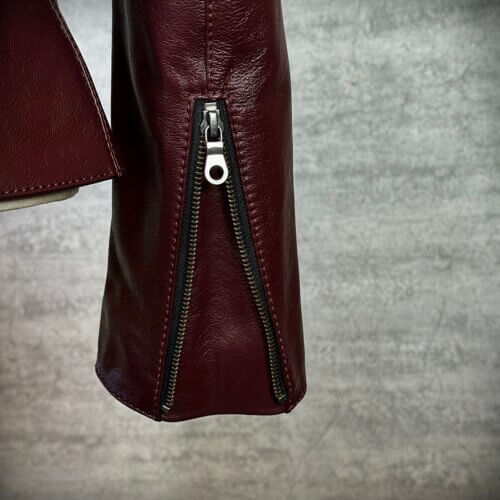 メンズのカウ牛革 セミダブルライダースのimage画像 制作例6327