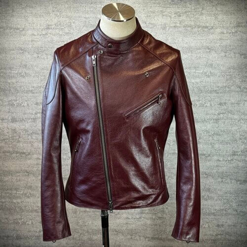 メンズのカウ牛革 セミダブルライダースのimage画像 制作例6327