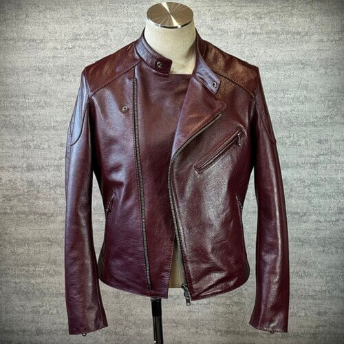 メンズのカウ牛革 セミダブルライダースのimage画像 制作例6327