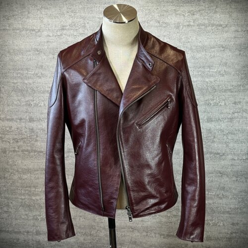 メンズのカウ牛革 セミダブルライダースのimage画像 制作例6327