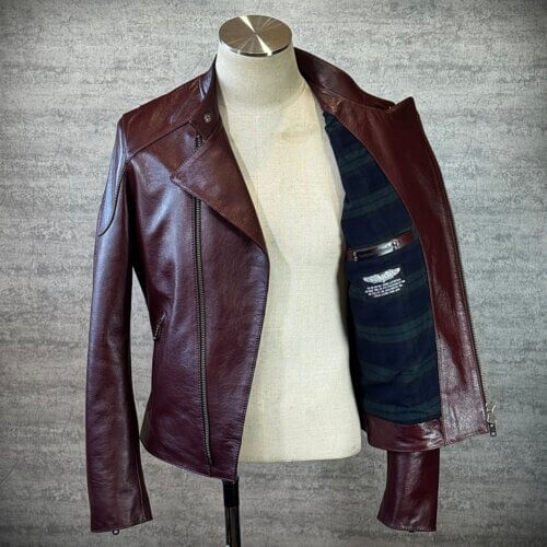 メンズのカウ牛革 セミダブルライダースのimage画像 制作例6327