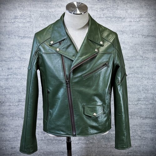 メンズのカウ牛革 ダブルライダースのimage画像 制作例6328