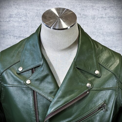 メンズのカウ牛革 ダブルライダースのimage画像 制作例6328