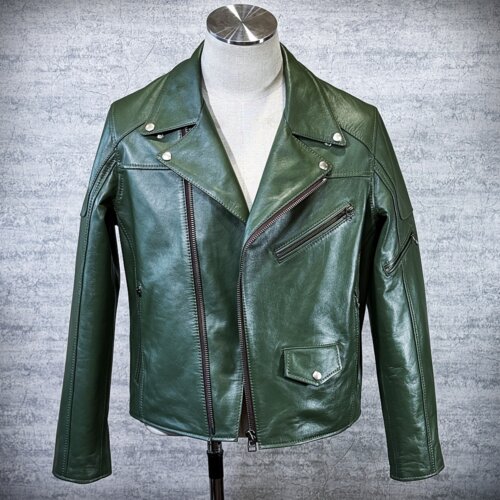 メンズのカウ牛革 ダブルライダースのimage画像 制作例6328