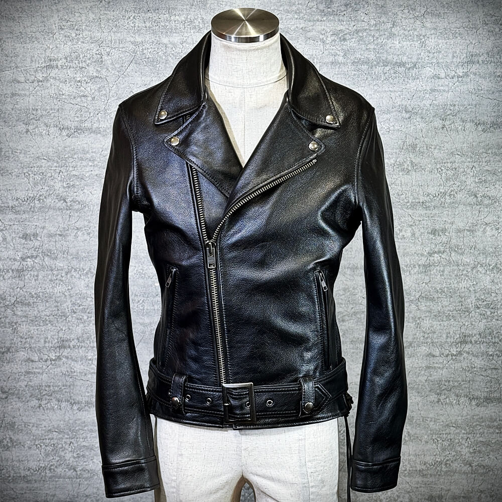 メンズのカウ牛革 ダブルライダースのimage画像 制作例1329