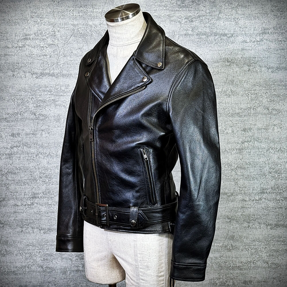 メンズのカウ牛革 ダブルライダースのimage画像 制作例1329