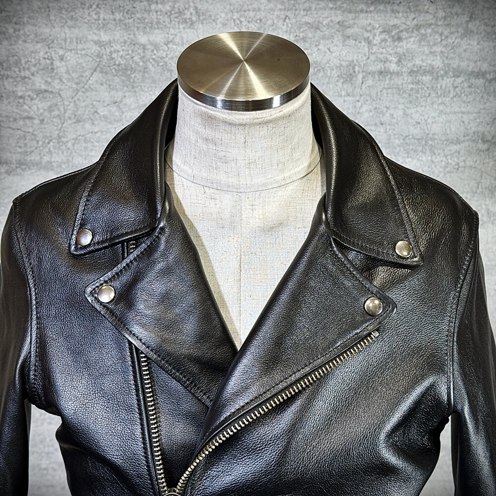 メンズのカウ牛革 ダブルライダースのimage画像 制作例1329