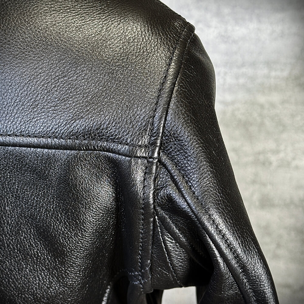 メンズのカウ牛革 ダブルライダースのimage画像 制作例1329