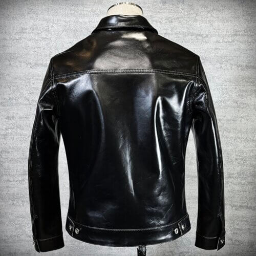 メンズのカウ牛革 Gジャンタイプのimage画像 制作例1328