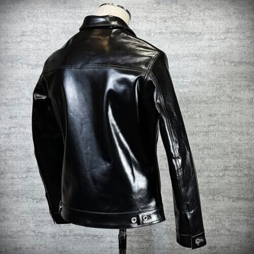 メンズのカウ牛革 Gジャンタイプのimage画像 制作例1328