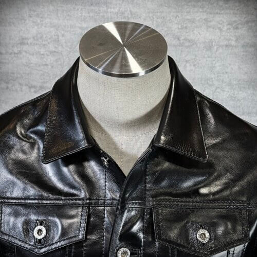 メンズのカウ牛革 Gジャンタイプのimage画像 制作例1328