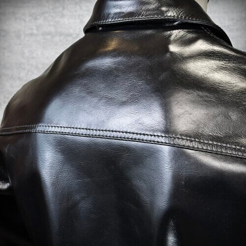 メンズのカウ牛革 Gジャンタイプのimage画像 制作例1328