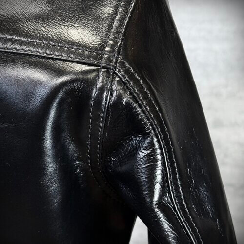 メンズのカウ牛革 Gジャンタイプのimage画像 制作例1328