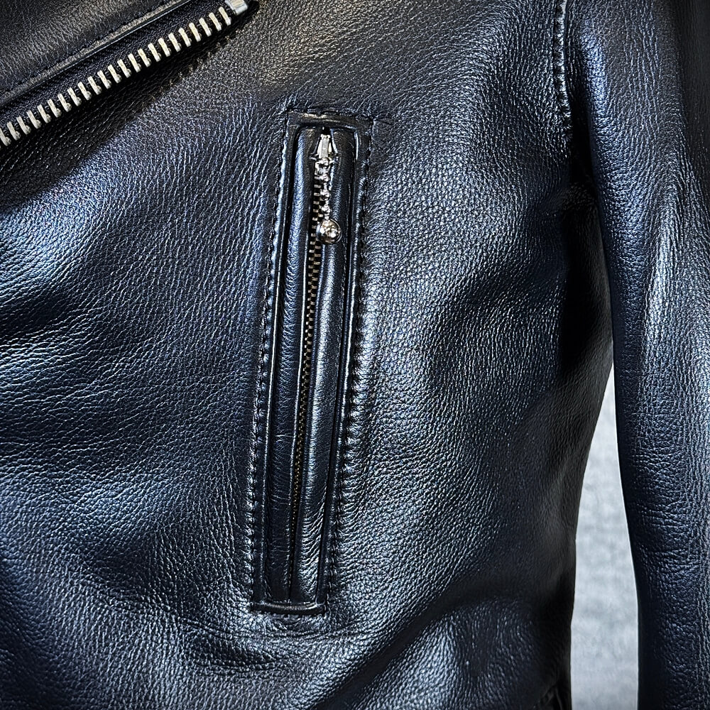 メンズのカウ牛革 ダブルライダースのimage画像 制作例5342