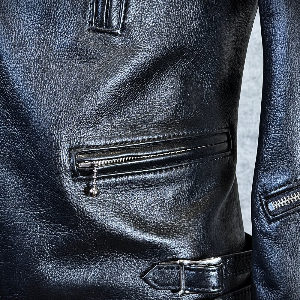 メンズのカウ牛革 ダブルライダースのimage画像 制作例5342