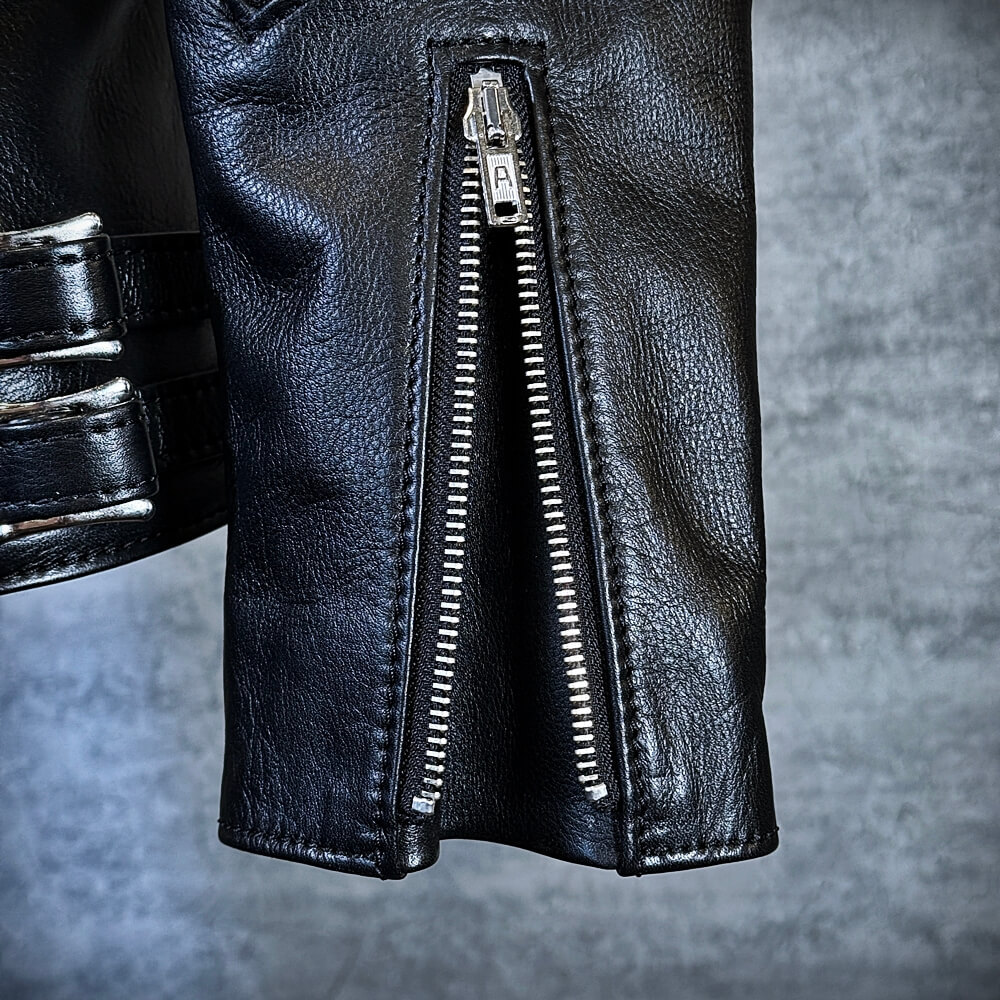 メンズのカウ牛革 ダブルライダースのimage画像 制作例5342