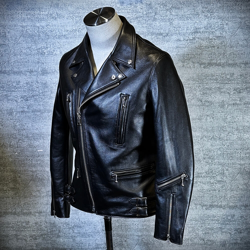 メンズのカウ牛革 ダブルライダースのimage画像 制作例5342