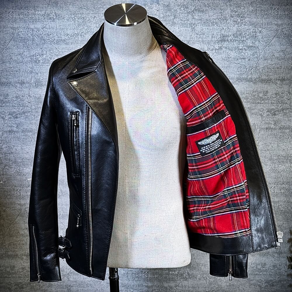 メンズのカウ牛革 ダブルライダースのimage画像 制作例5342