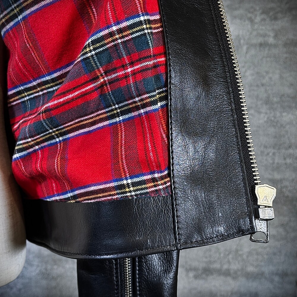 メンズのカウ牛革 ダブルライダースのimage画像 制作例5342