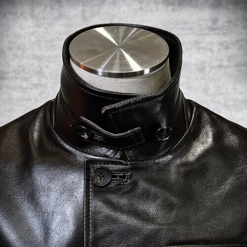 【美品】NO ID. カウレザーライダース　袖切り替え　袖加工 NO ID. STORE TOP