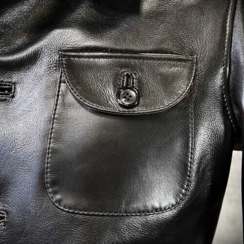 メンズのカウ牛革 カーコートのimage画像 製作例3292