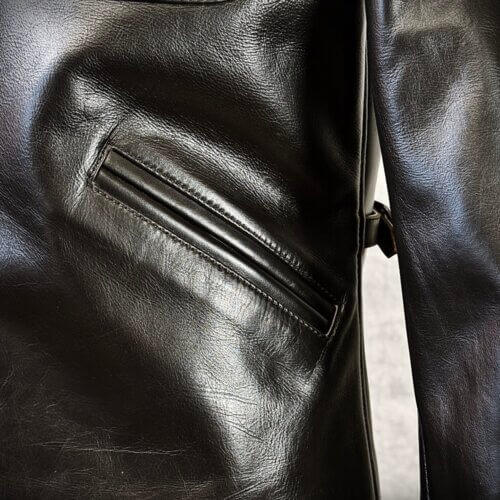 メンズのカウ牛革 カーコートのimage画像 製作例3292