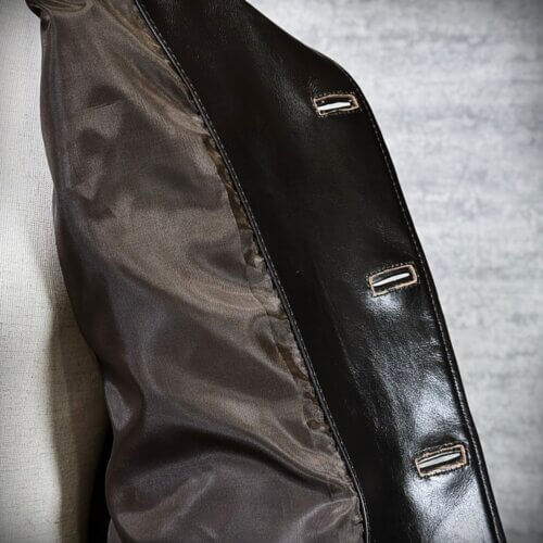 メンズのカウ牛革 カーコートのimage画像 製作例3292