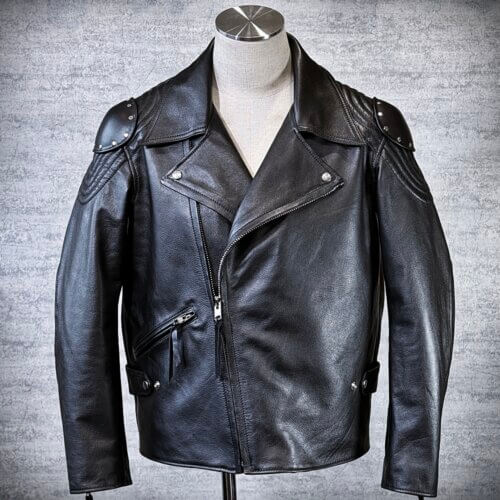 メンズのカウ牛革 マッドマックスダブルライダースの画像 制作例3310