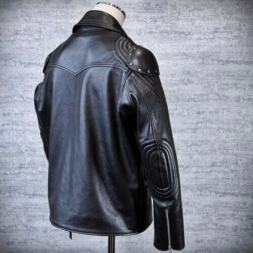 メンズのカウ牛革 マッドマックスダブルライダースの画像 制作例3310